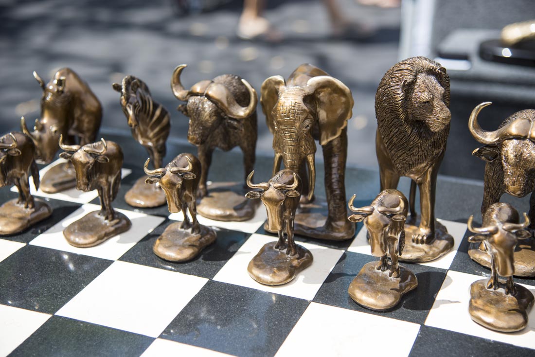 Mark Nordquist Studios - Bronze Animal Chess Sets & Games - MARK NORDQUIST  STUDIO